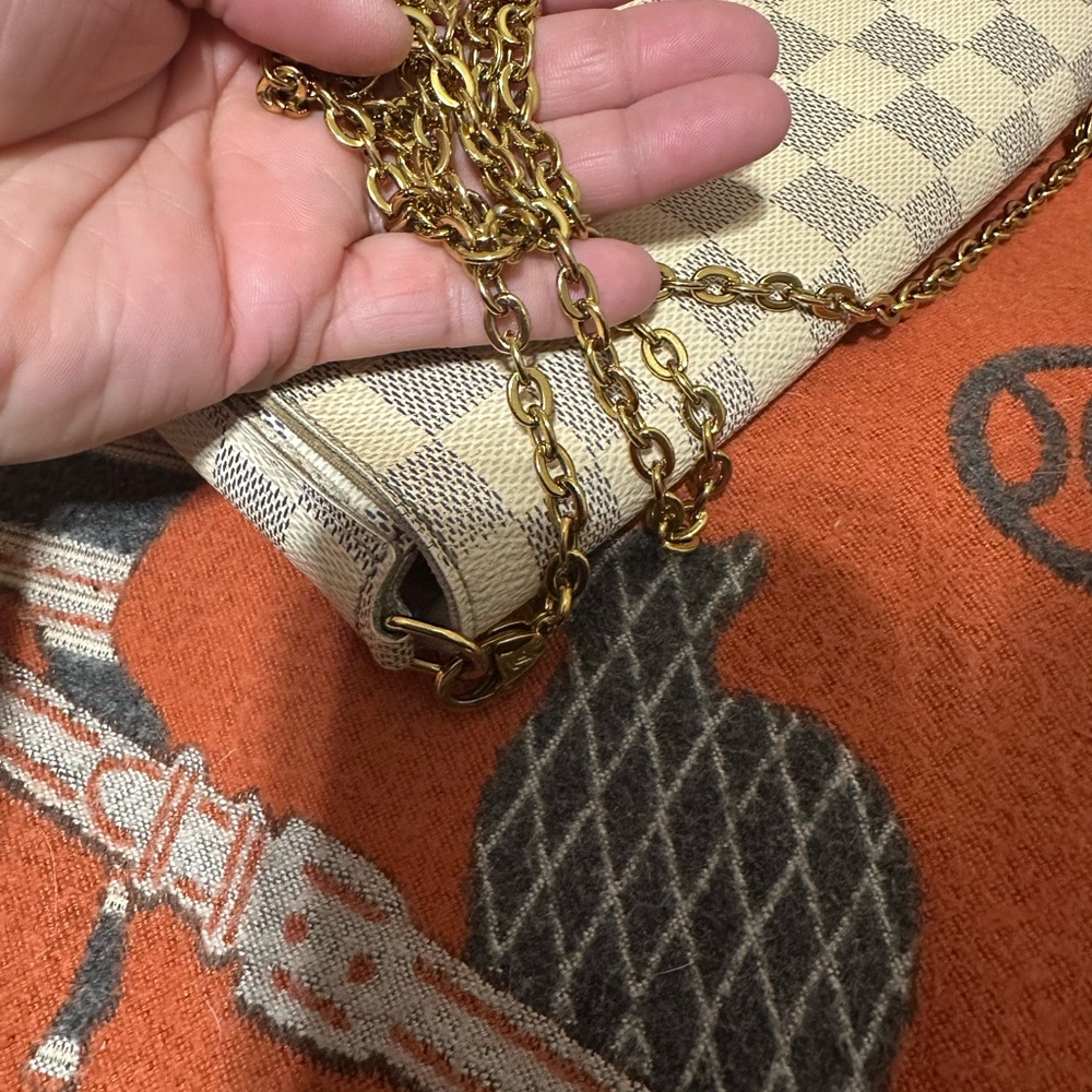 LOUIS VUITTON ❤️🌟MI2146 FELICIE DAMIER AZUR ⭐️ - Picture 16 of 16